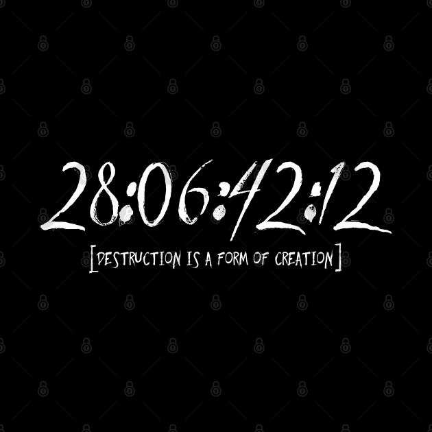 Donnie Darko Numbers Destruction Is a Form of Creation Donnie Darko