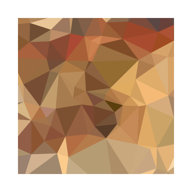 Camel Brown Abstract Low Polygon Background by retrovectors