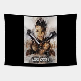 Lara Croft Tapestry