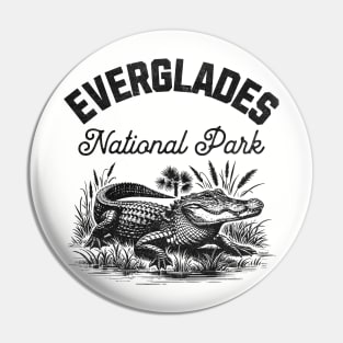 Alligator Everglades National Park Pin