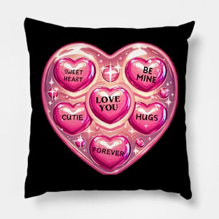 Valentine's Day Hearts Pillow