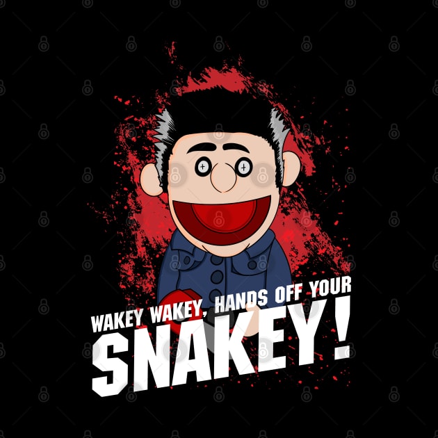 Ashy Slashy Quote - Wakey Wakey Hands off Your Snakey by Meta Cortex