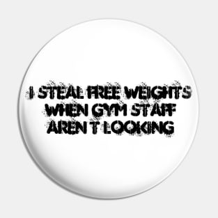 Free Weights Pin