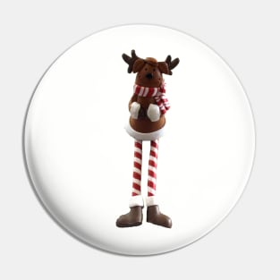 deer christmas Pin