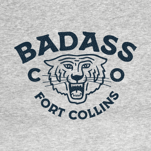 Badass Mountain Lion Fort Collins - Mountain Lion - T-Shirt