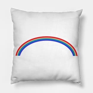 Wide Rainbow Pillow