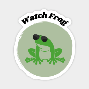 Watch Frog Magnet