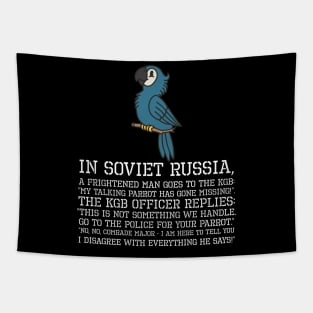 Anti Socialist & Communist - USSR Soviet Russian Joke Tapestry