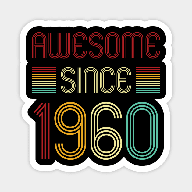 Vintage Awesome Since 1960 Magnet by Che Tam CHIPS