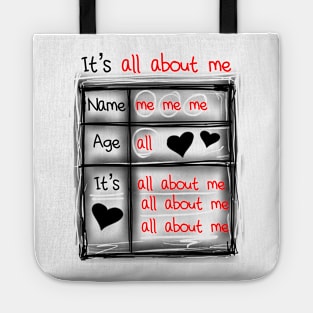 It’s all about me Tote