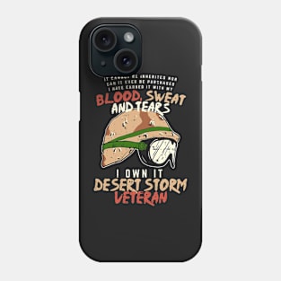 VETERAN: Desert Storm Veteran Phone Case