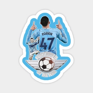 Manc Blues - Phil Foden - FOOTBALLER OF THE YEAR Magnet