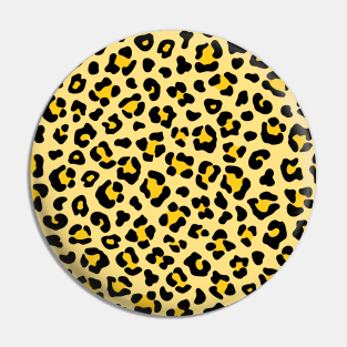 Yellow Leopard Print Pin