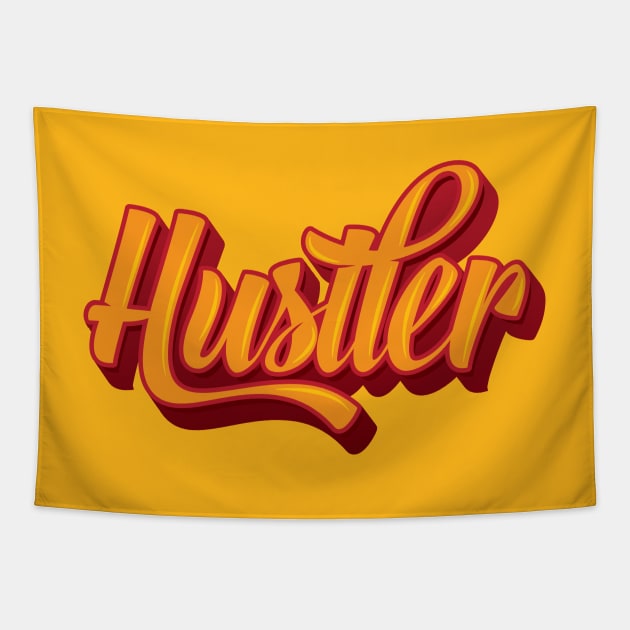 Hustler Tapestry by threeblackdots