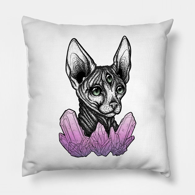 Galaxy Kat II Pillow by accrescent