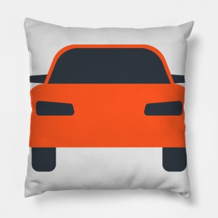 Car icon. Flat design. Pillow