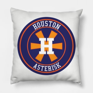 Houston Asterisk Baseball Pillow