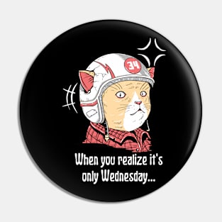 Heppy Wednesday Dad Pin