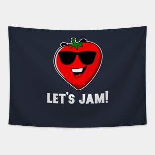 Funny Disk Jockey DJ Shirt & Fruit Lover Gift Tapestry