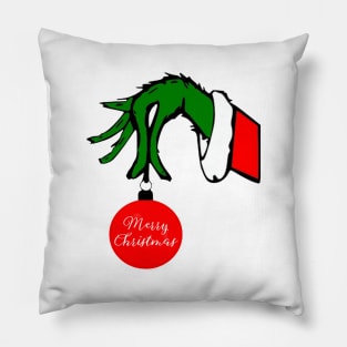 Merry Christmas Ornament Design Pillow