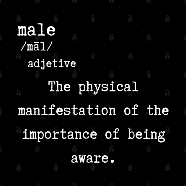 Male - definition by aboutthetshirt