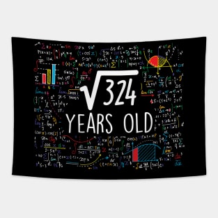 Square Root 324 Years Old Tapestry