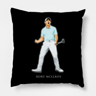 Rory McIlroy Golf Celebrate Pillow