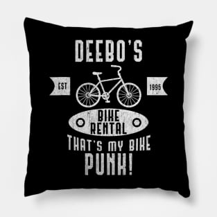 Deebo's Bike Rentals Vintage That's My Bike Pillow