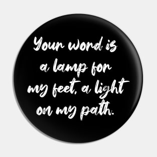 Psalm 119:105 Bible Verse NIV Text Pin