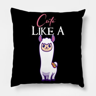 Cute Alpaca Llama Pillow