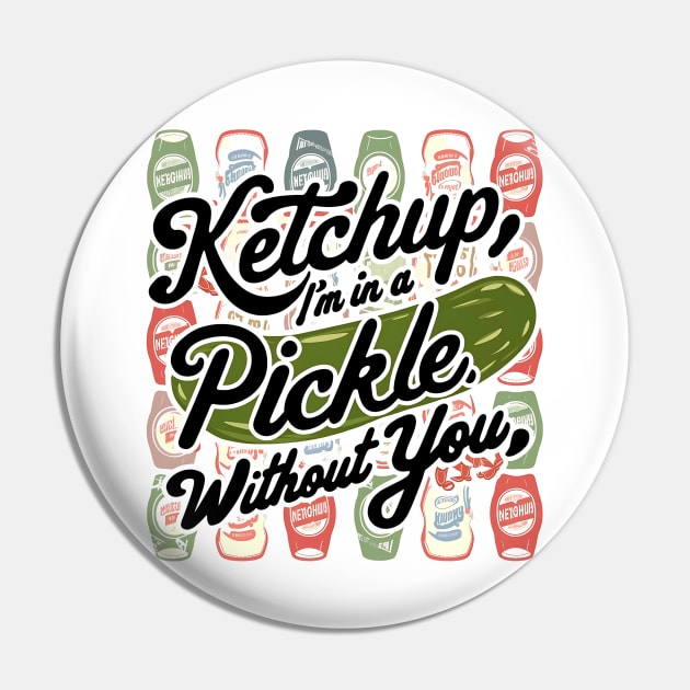 Ketchup Pin by NomiCrafts