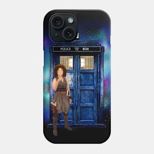 Mrs River and the tardis Phone Case