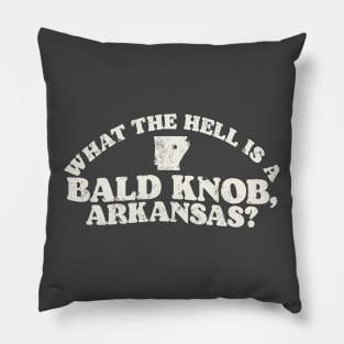 What is a Bald Knob? Pillow