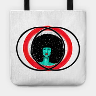 Afro universe design 2 Tote