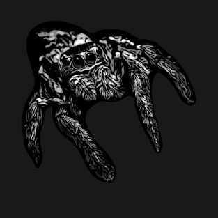 Black & White Jumping Spider T-Shirt