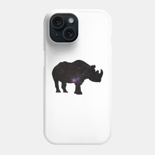 Space Rhino Phone Case