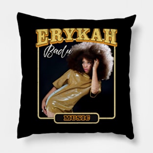 erykah badu 14 design Pillow