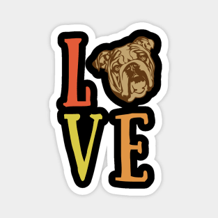 love dog T-shirt dog lover shirt i love dog Magnet