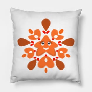 Starburst Orange Pillow