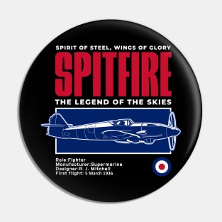 Supermarine Spitfire | WW2 Plane Pin