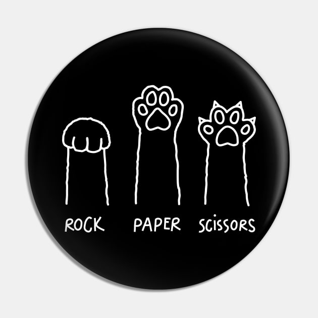 Rock Paper Scissors K9 Pin by threadfulcat