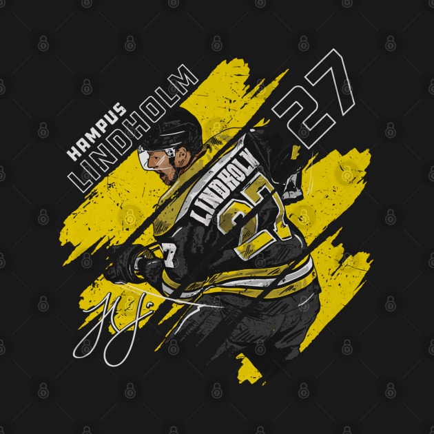 Hampus Lindholm Boston Stripes by lavonneroberson