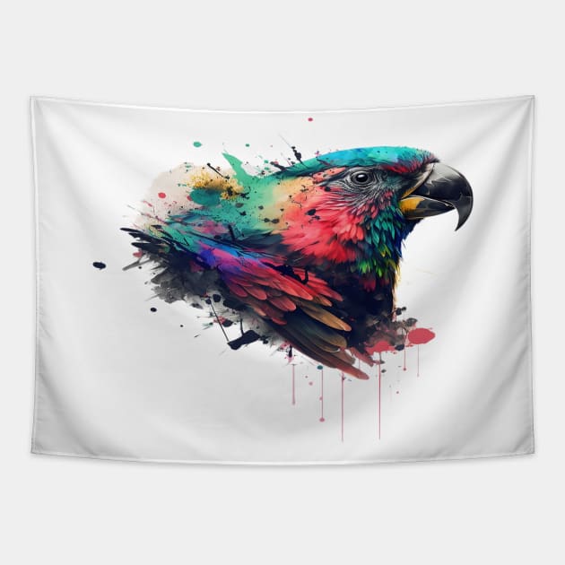 colorful artwork design Tapestry by exploring time