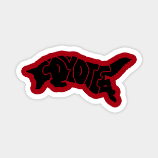 Coyote Font Magnet