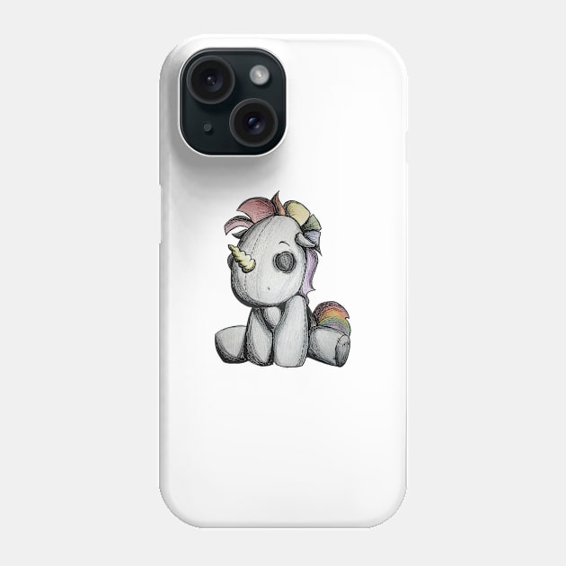 Dark Unicorn Phone Case by Teamtsunami6