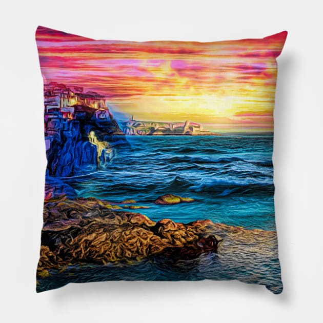Sunset Dream Pillow by jasminaseidl