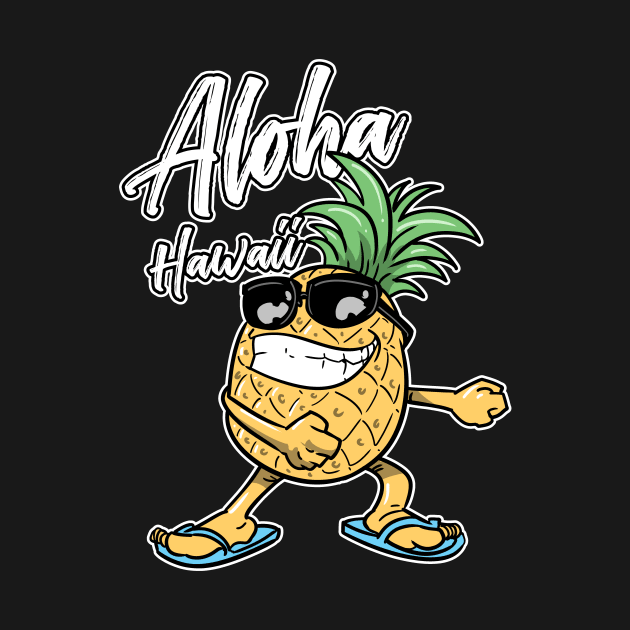 Floss Dance Pineapple Aloha Hawaii by ModernMode