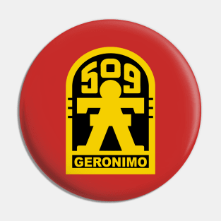 Mod.4 Geronimo 509th Airborne Parachute Infantry Pin