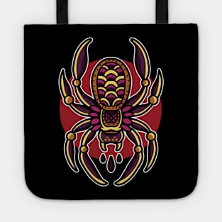 spider tattoo Tote