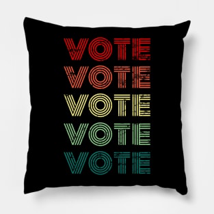 Vote Vintage Retro Distress Design for American President Pillow